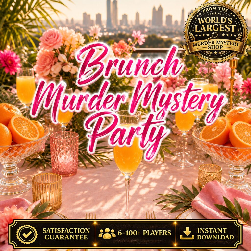 Brunch Murder Mystery Party Game for Adults