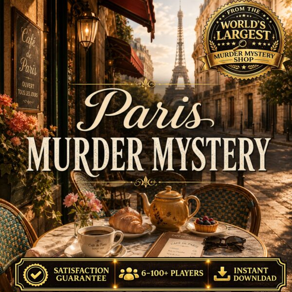 Paris Murder Mystery Party Game for Teens and Adults