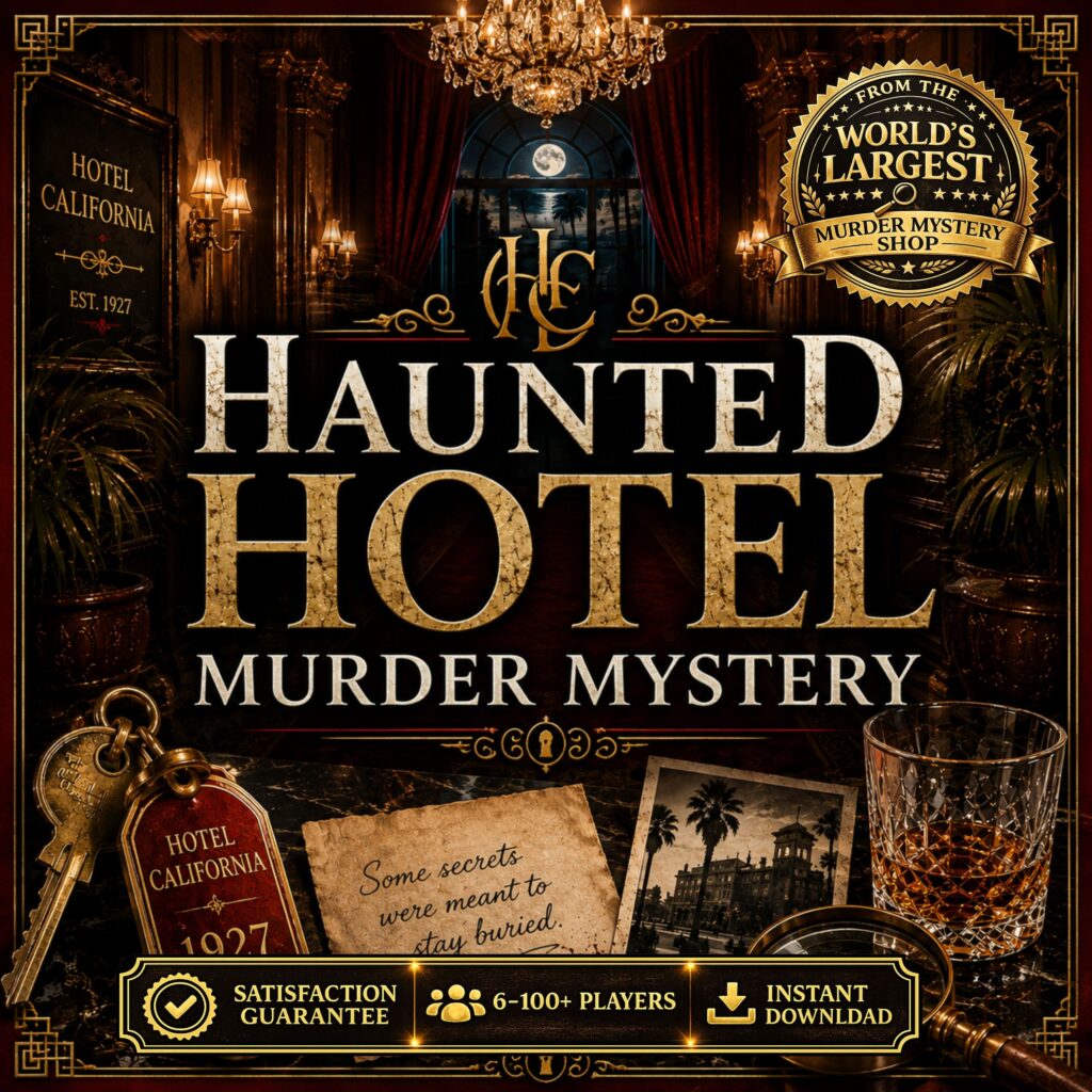 Halloween Murder Mystery Party Game: The Haunted Hotel Mystery