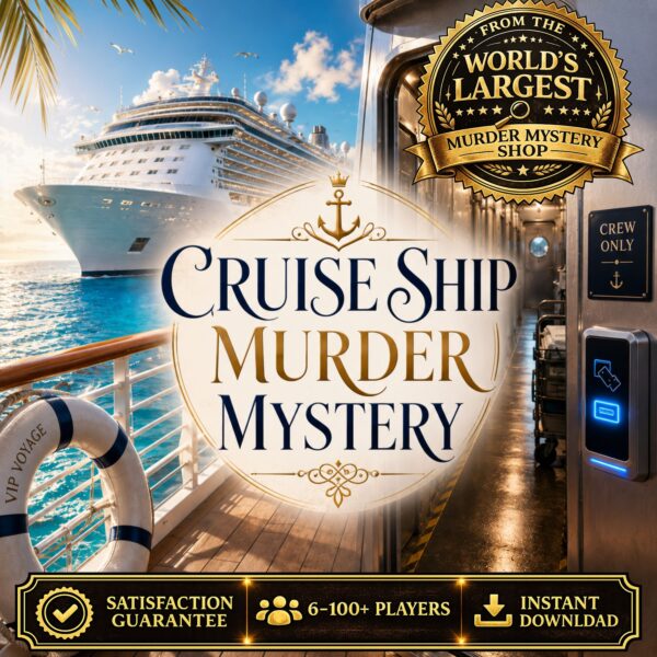 Cruise Ship Murder Mystery Party Game
