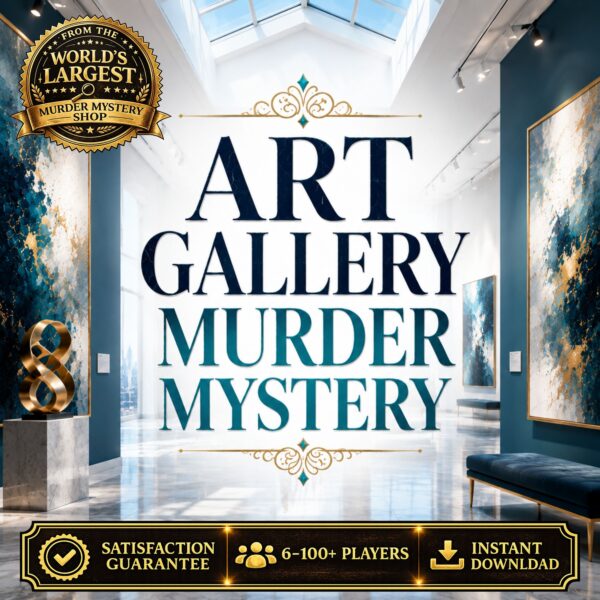 Art Gallery Murder Mystery Game
