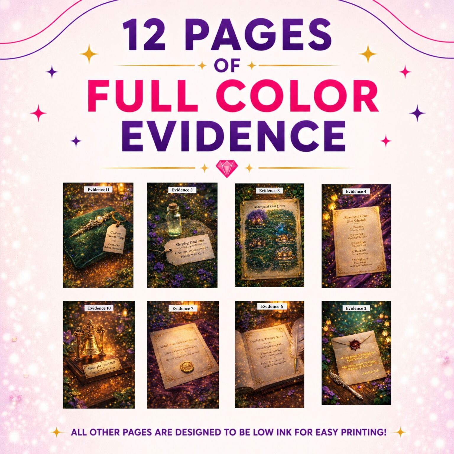 Fairy murder mystery party