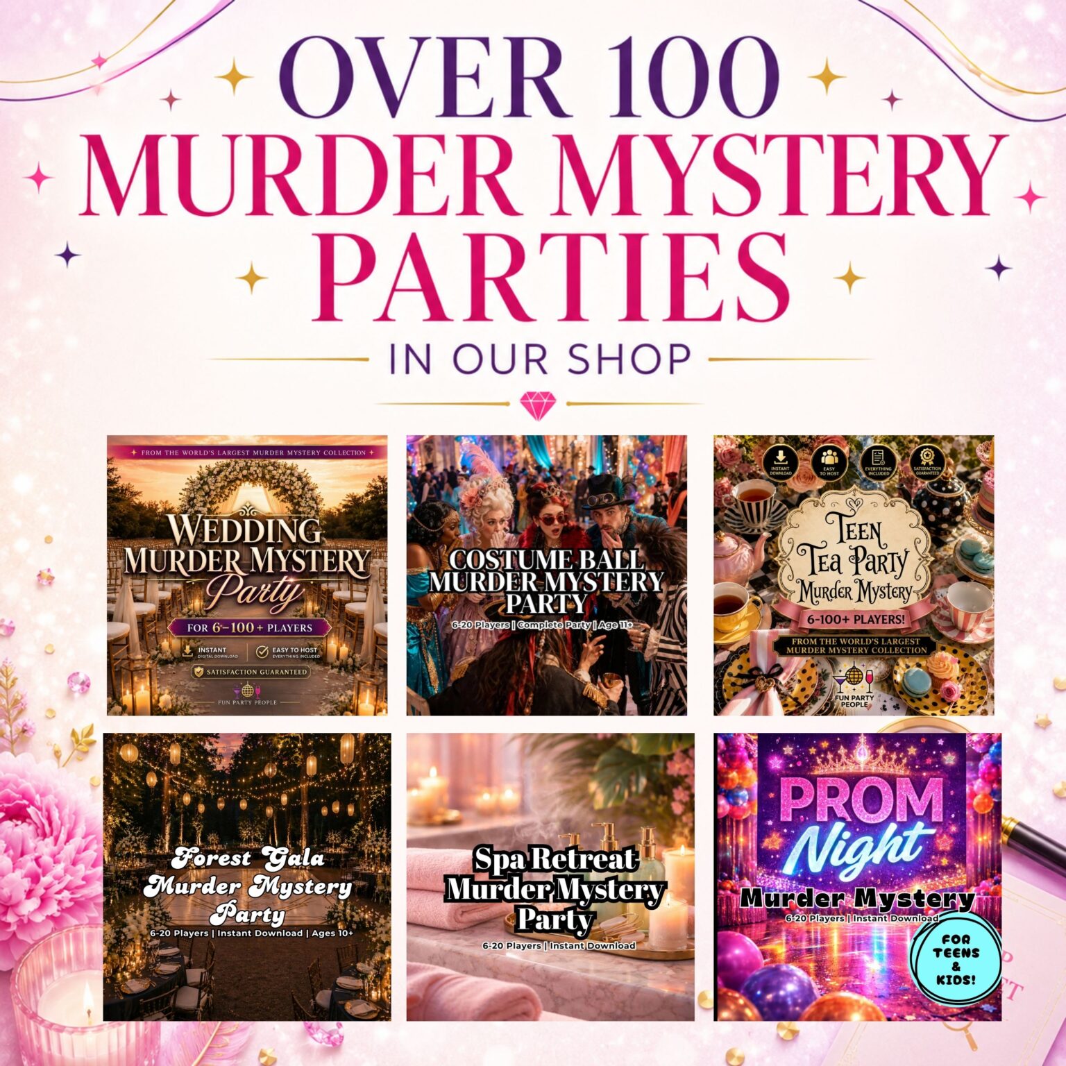 Fairy murder mystery party