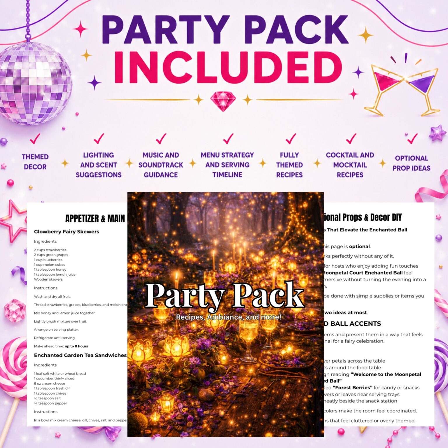 Fairy murder mystery party