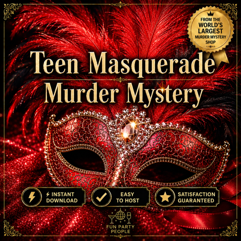 Teen Masquerade Murder Mystery Cover