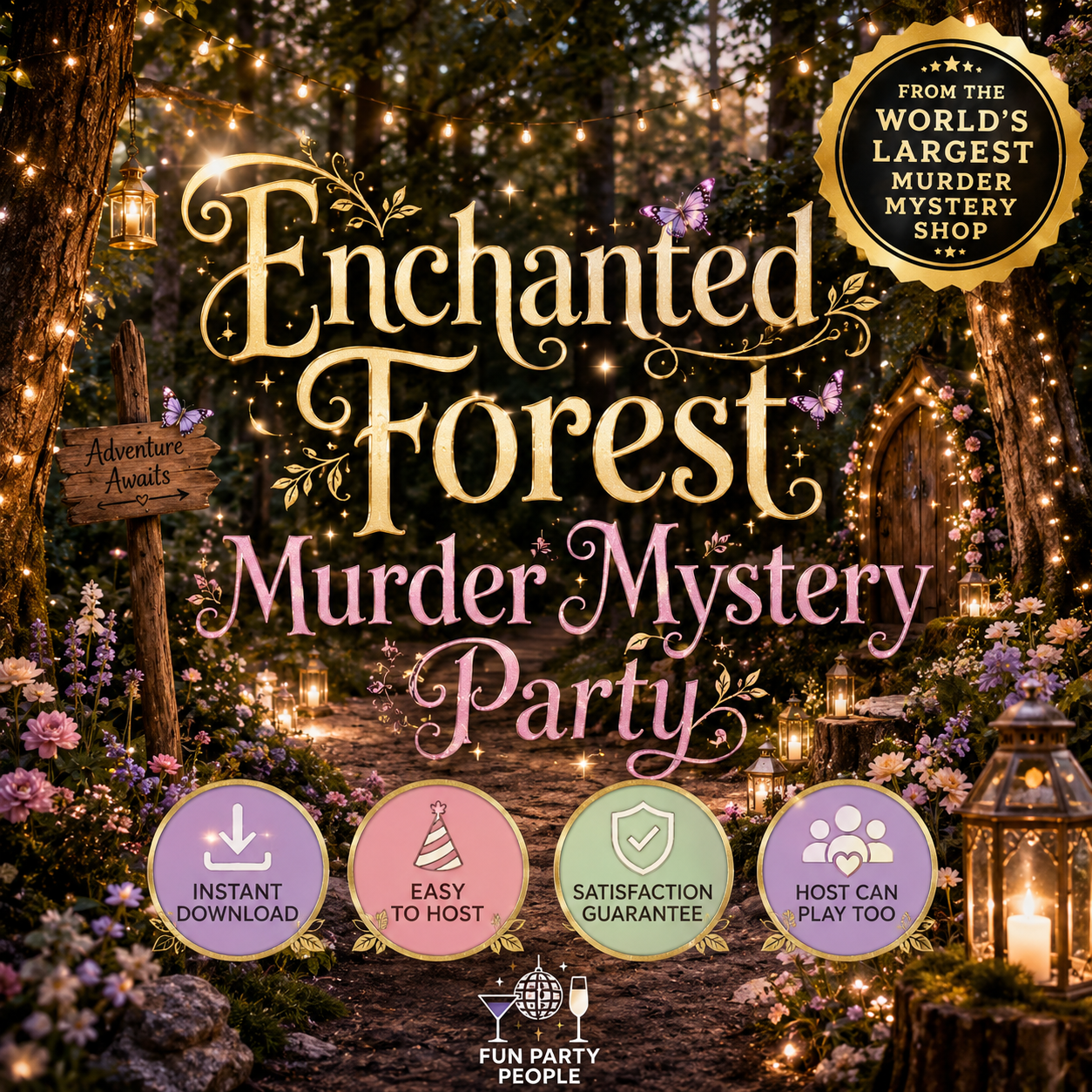enchanted forest murder mystery party