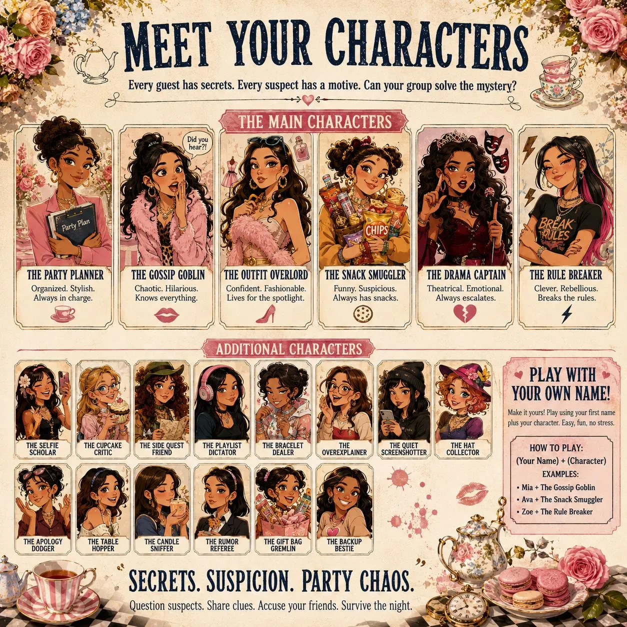 teen tea party murder mystery