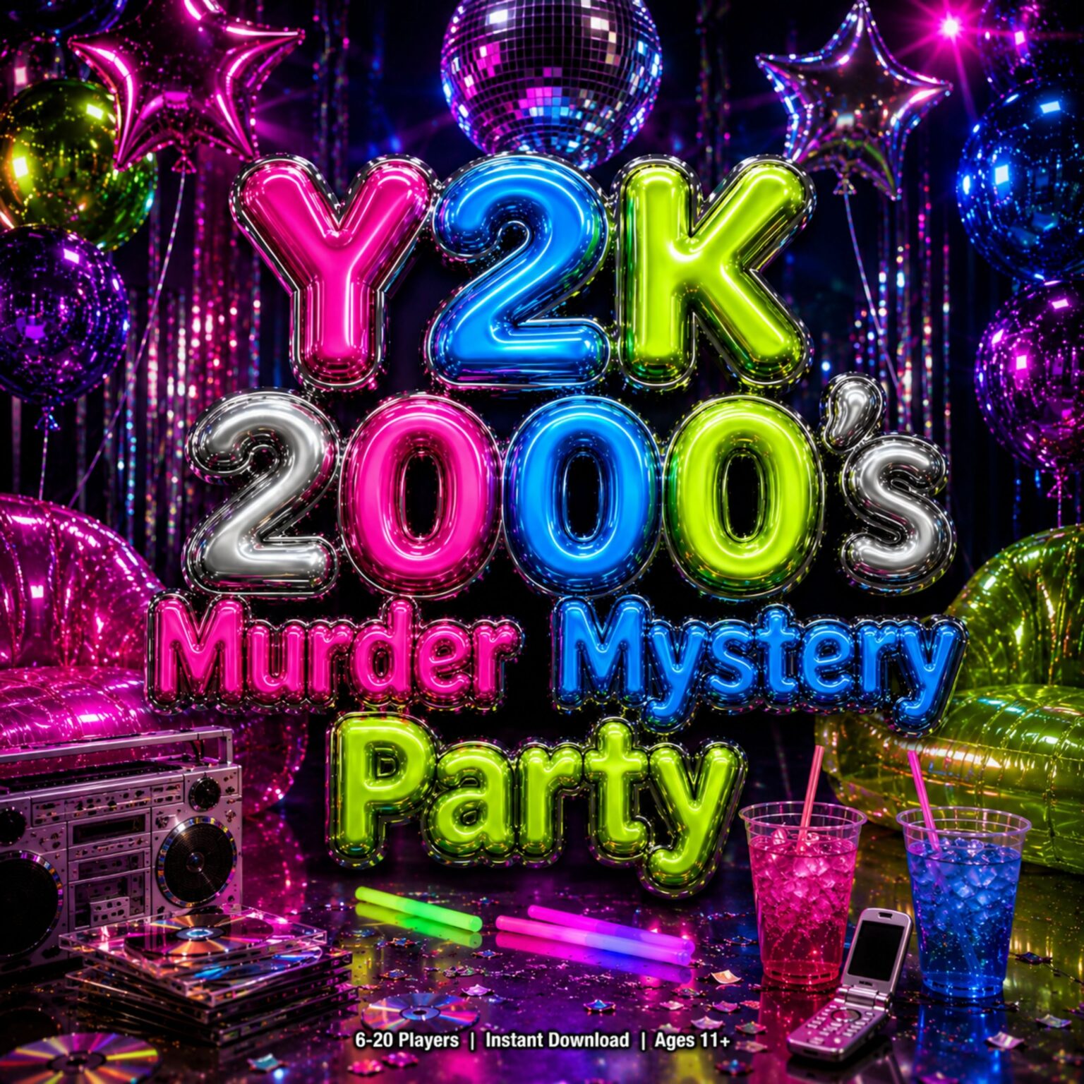Y2K murder mystery game