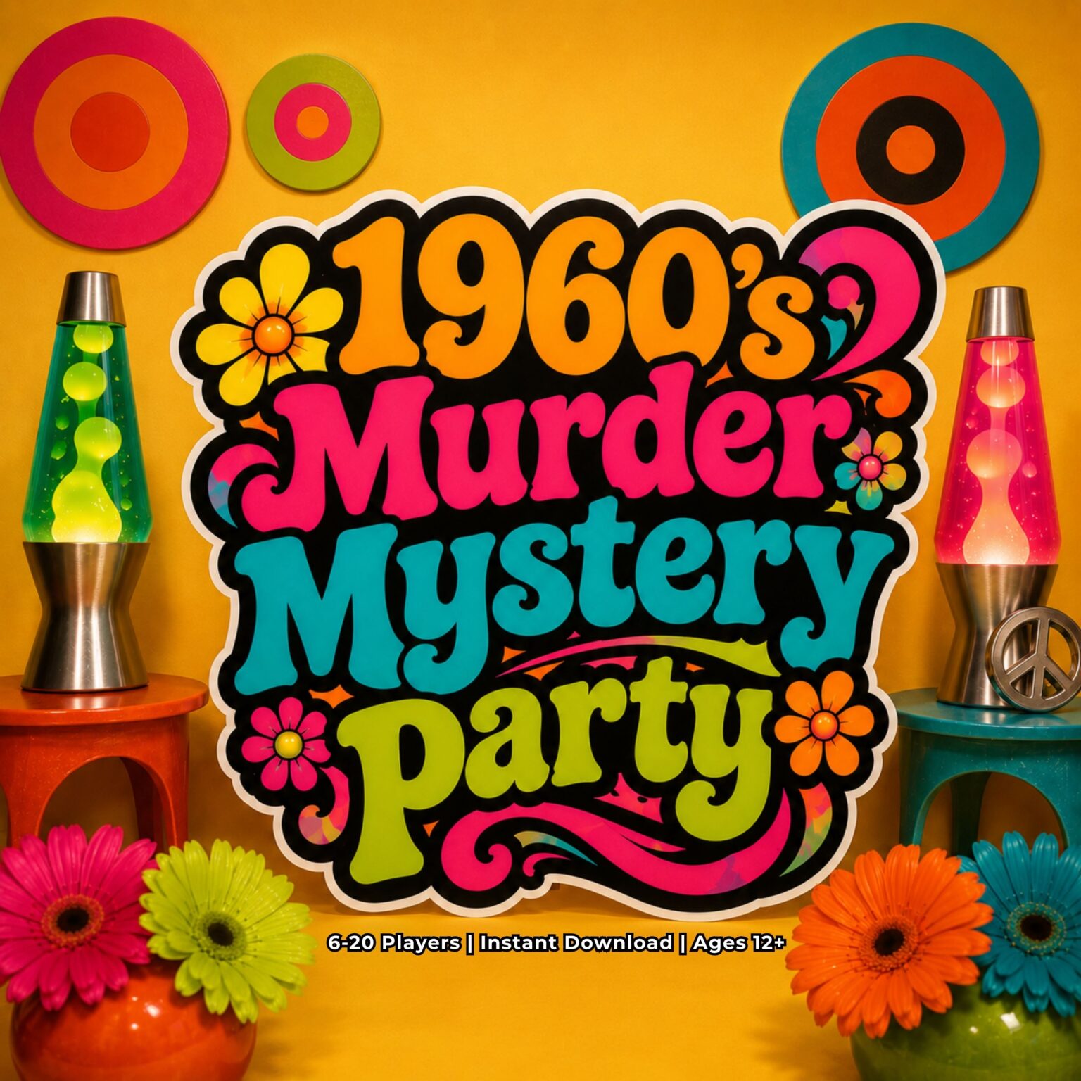 1960s Murder Mystery Party