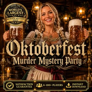Oktoberfest Murder Mystery Party Game | Printable Mystery Dinner Party Game for Adults