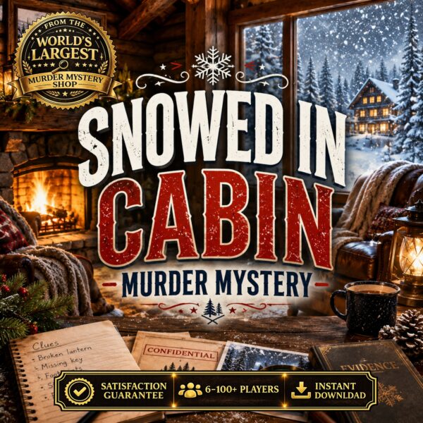 Snowed In Cabin Murder Mystery Game