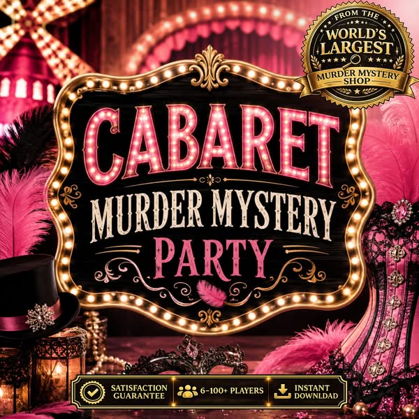 Cabaret Murder Mystery Party Game for Adults