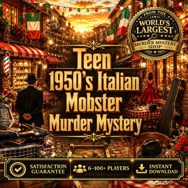 Teen 1950s Italian Mob Murder Mystery Party