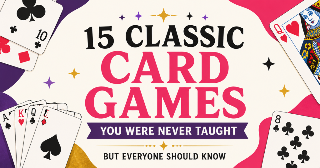 15 Classic Card Games You Were Never Taught (But Everyone Should Know): Rolling Stone