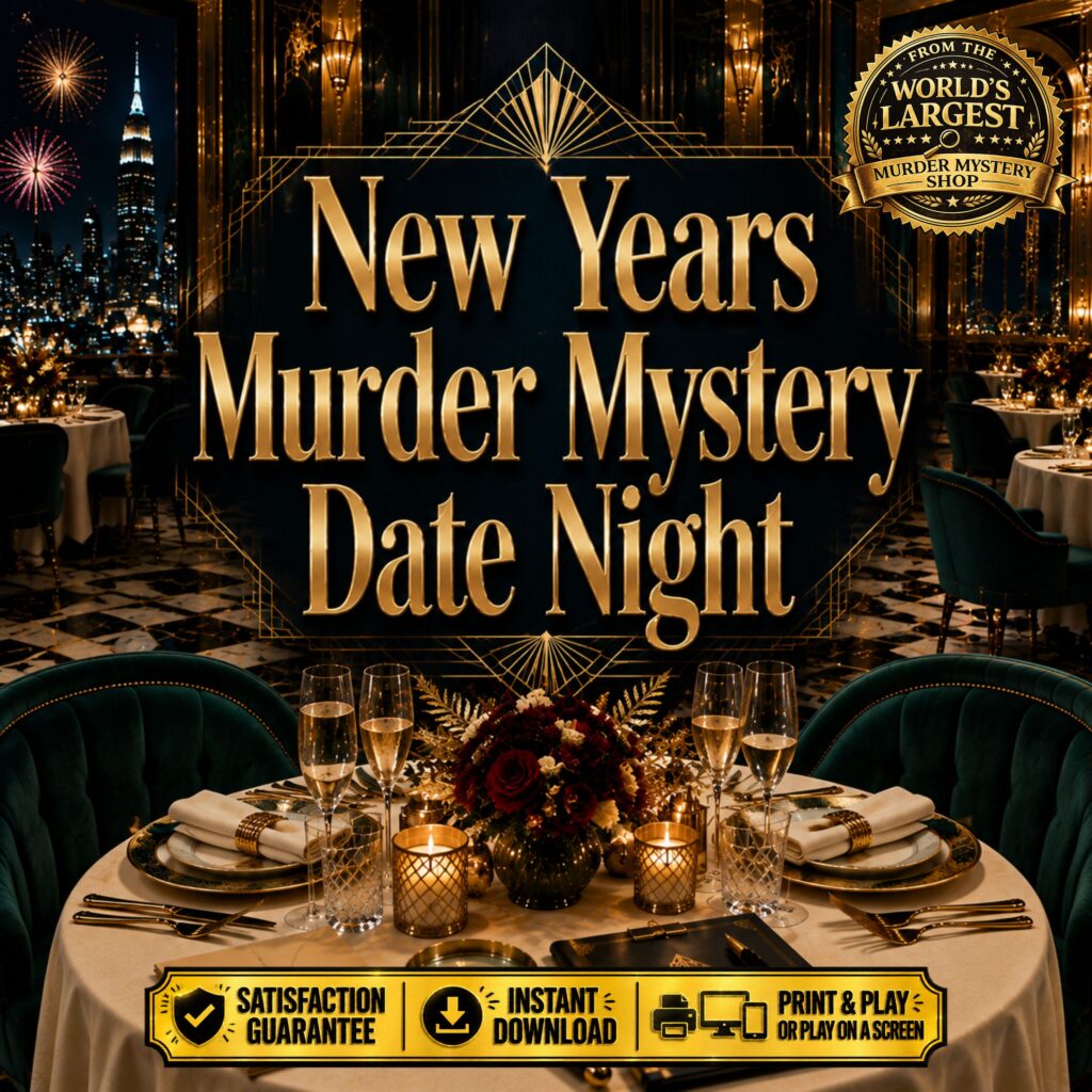 New Years Date Night Murder Mystery Game