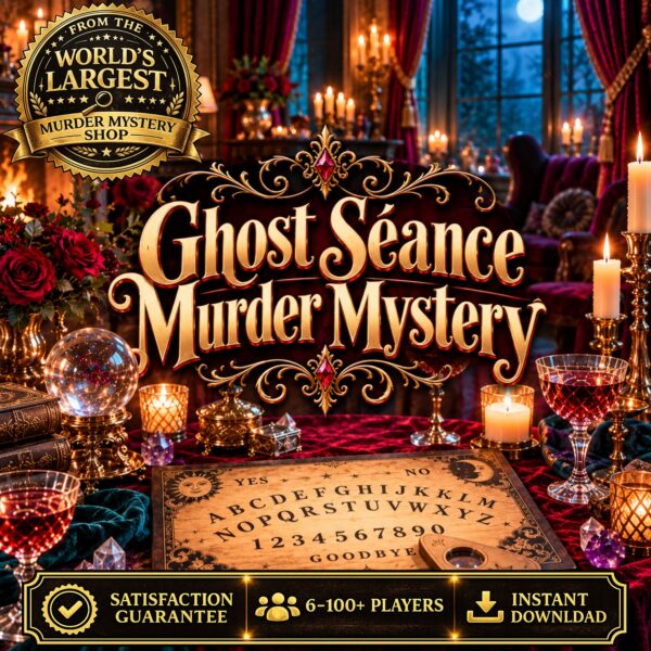 Ghost Séance Murder Mystery | Paranormal Investigation Party Game for Adults